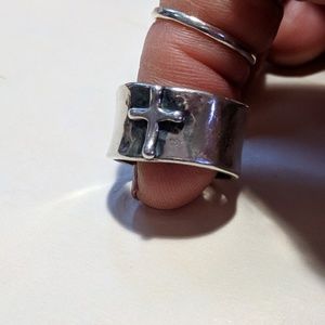 Sundance Faithful Cross Ring, sz 7